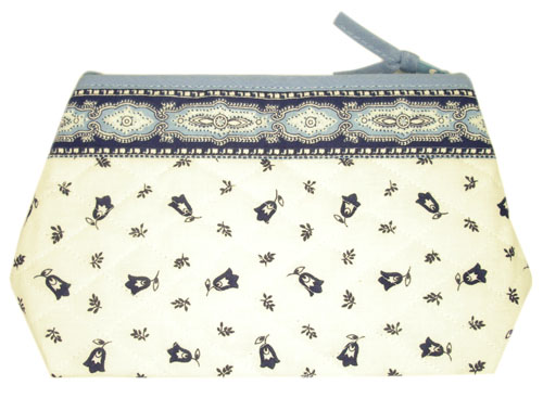 Provence Quilted Pouch PM (Marat d'Avignon / tradition. white bl - Click Image to Close